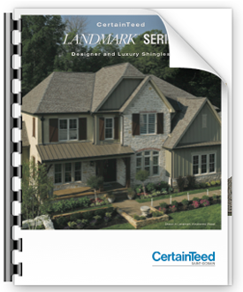 Landmark series roofing shingle brochure